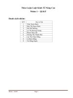 Tiểu luận môn luật kinh tế nâng cao Nhận xét nhận định Các thương nhân nước ngoài trên lãnh thổ Việt Nam được tự do thực hiện các hoạt động thương mại