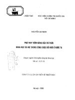 Phát huy tiềm năng của trí thức khoa học xã hội trong công cuộc đổi mới ở nước ta 