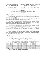 Kế hoạch thực hiện công tác phổ cập năm 2016