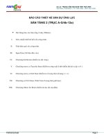 CÔNG TRÌNH hội NGHỊ TỈNH TRÀ VINH báo cáo THIẾT kế sàn dự ỨNG lực sàn TẦNG 2 (TRỤC a g4b 12a) 