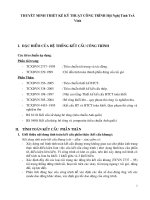 THUYẾT MINH THIẾT kế kỹ THUẬT CÔNG TRÌNH hội nghị tỉnh trà vinh 