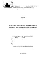 Giun tròn ký sinh ở thú nuôi , thú hoang vùng tây nguyên và thăm dò biện pháp phòng trừ sinh học 