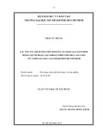 các yếu tố ảnh hưởng đến phương án chọn lựa giải pháp móng cọc ép hoặc cọc khoan nhồi cho nhà cao tầng (từ 15 đến 18 tầng) tại thành phố hồ chí minh