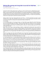 Những tấm gương anh hùng liệt sĩ của tuổi trẻ việt nam