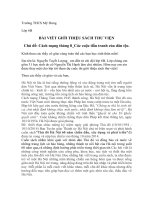 thi giới thiệu sách thư viện_cách mạng tháng 8(các cuộc đấu tranh của dân tộc)