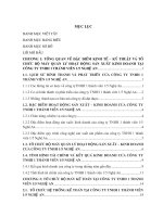 TỔ CHỨC bộ MÁY kế TOÁN TẠI CÔNG TY TNHH 1 THÀNH VIÊN 1 5 NGHỆ AN 