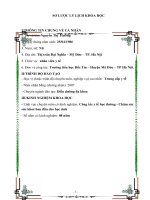 Một số kinh nghiệm trong việc quản lý chăm sóc sức khỏe học sinh ở trường tiểu học HUONG 2013