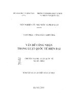 Vấn đề công nhận trong luật quốc tế hiện đại 