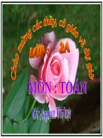 Bài giảng lớp 2: Số hạng Tổng