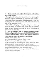 đề cương thông tin môi trường 