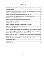 báo cáo thực tập vi sinh  