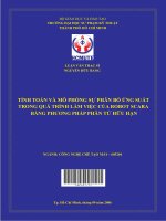 Tính toán và mô phỏng sự phân bố ứng suất trong quá trình làm việc của robot SCARA bằng phương pháp phần tử hữu hạn