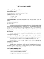 ĐỀ CƯƠNG học PHẦN thương mại điện tử 