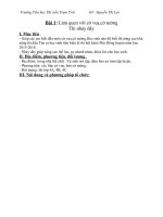 Giáo án tăng cường môn Thể Dục tiểu học