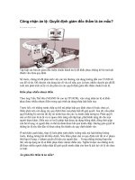 Công nhận án lệ quyết định giám đốc thẩm là án mẫu