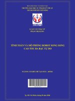 Tính toán và mô phỏng robot song song cao tốc 3 bậc tự do