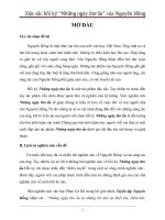 Niên luận Đặc sắc hồi kí Những ngày thơ ấu của Nguyên Hồng