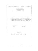 Xác định các yếu tố gây bệnh của e coli trong bệnh phù đầu lợn con ở đồng bằng sông cửu long 