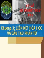 Bài 3: Liên kết hóa học