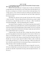 Báo cáo quy hoạch sử dụng đất chi tiết đến năm 2020 và kế hoạch sử dụng đất 5 năm (2011   2015) xã khánh nhạc, huyện yên khánh, tỉnh ninh bình 