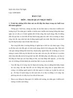 Báo cáo tham quan nhận thức tại xã đại sơn (đô lượng, nghệ an) 