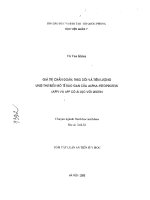 Gía trị chẩn đoán theo dõi và tiên lượng ung thư biểu mô tế bào gan của alpha fetoprotein và AFP có ái lực với lectin 