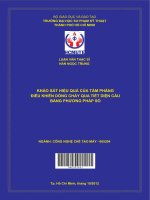 Khảo sát hiệu quả của tấm phẳng điều khiển dòng chảy qua tiết diện cầu bằng phương pháp số