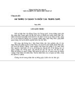 Hệ thống cơ quan tư pháp của trung quốc