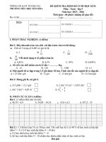 De KT cuoi ky 2 lop 5 mon toan 2015  2016