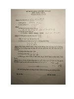 Đề thi HSG huyện Hương Sơn