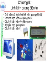 Linh kiện điện tử   chương 8  linh kiện quang điện tử