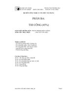 Thi công cọc khoan nhồi và tường vây