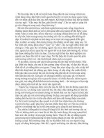 Kết luận đúng đắn về môi trường