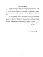 Đánh giá hiệu quả kinh tế sản xuất chè của viện khoa học kỹ thuật nông lâm nghiệp miền núi phía bắc, tại xã phú hộ, thị xã phú thọ, tỉnh phú thọ