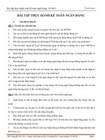 BÀI TẬP KẾ TOÁN NGÂN HÀNG  2015