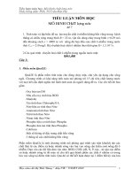 Tiểu luận môn học mô hình chất lượng nước tính toán và lập biểu đồ sự  lan truyền chất ô nhiễm không bền vững trong  kênh thẳng có chiều rộng trung bình b = 22 m 