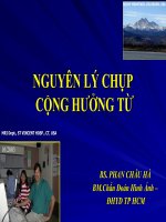 Bài giảng nguyên lý chụp cộng hưởng từ