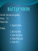 Văn hóa tín ngưỡng việt nam