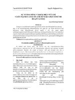 SỰ TƯƠNG ĐỒNG và KHÁC BIỆT về ý CHÍ và sức MẠNH của NGƯỜI ANH HÙNG QUA một số sử THI