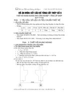 Thiết kế khung ngang nhà công nghiệp 1 tầng lắp ghép