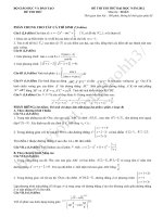 đề thi thử đại học năm 2012 môn toán