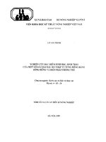 Nghiên cứu đặc điểm sinh học sinh thái của một số sâu hại rau họ thập tự vùng đồng bằng sông hồng và biện pháp phòng trừ 