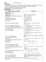 Giáo án dạy thêm toán 8