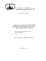 Nghiên cứu ứng dụng máy phay điều khiển theo chương trình số bằng máy tính vào việc chế tạo khuôn 