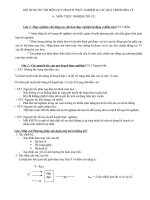 NỘI DUNG ôn THI môn QUY HOẠCH THỰC NGHIỆM  các QUÁ TRÌNH hóa lý 