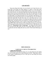 Chuyên Đề Marketing Cơ Bản Và Ứng Dụng