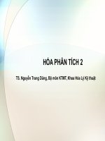 Chương 1. Sai số trong phân tích định lượng