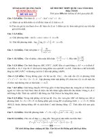 KÌ THI THỬ THPT QUỐC GIA NĂM 2016 ĐỀ MINH HỌA SỐ 2 Môn: TOÁN