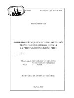Anh hưởng tiêu cực của tư tưởng phong kiến trong cán bộ lãnh đạo, quản lý và phương hướng khắc phục 
