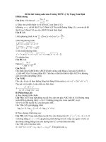 Đề thi thử trường môn toán Trường THPT Lý Tự Trọng Nam Định